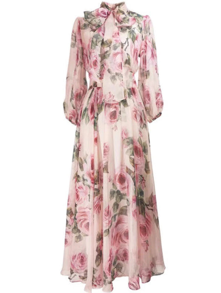 Rose Floral Dress