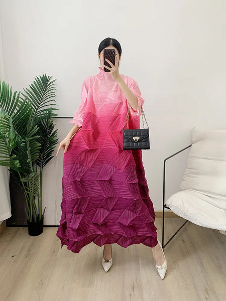 Diamond Pleated Dress