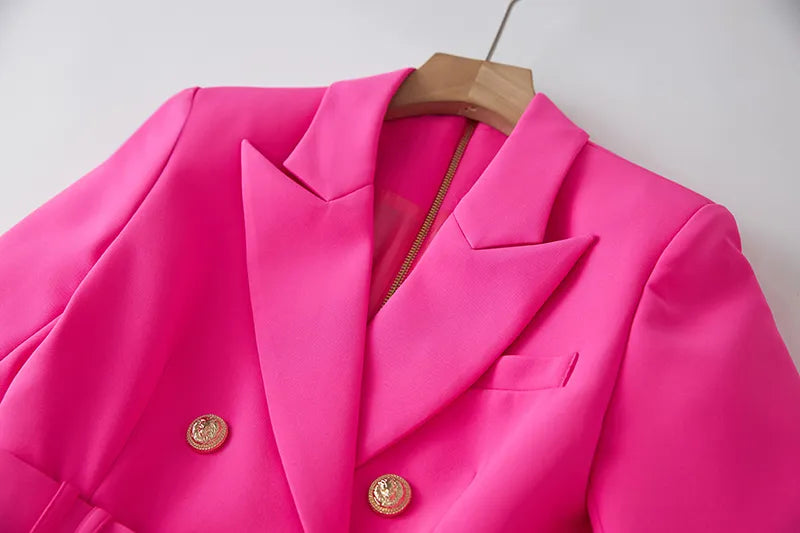 Rose Blazer Dress Rose Red / XL Rose Blazer Dress Rose Red / XL