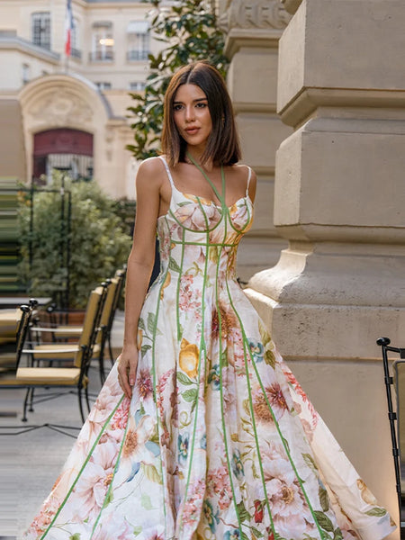 Elegant Halter Lady Dress