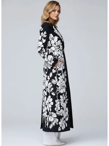Floral Trench Coat