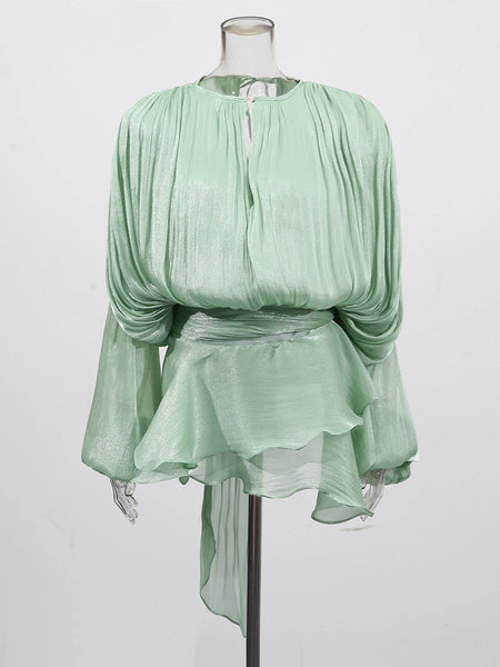 Blouse Mini Dress