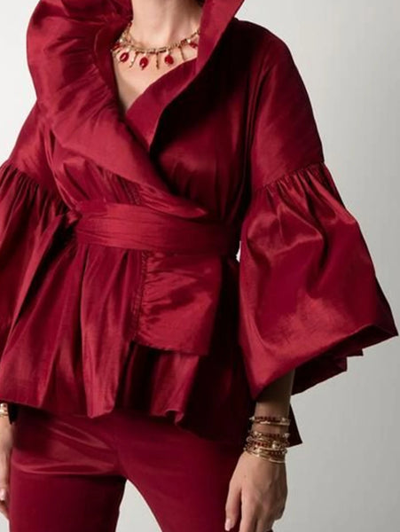 Puff Ruffles Blouse