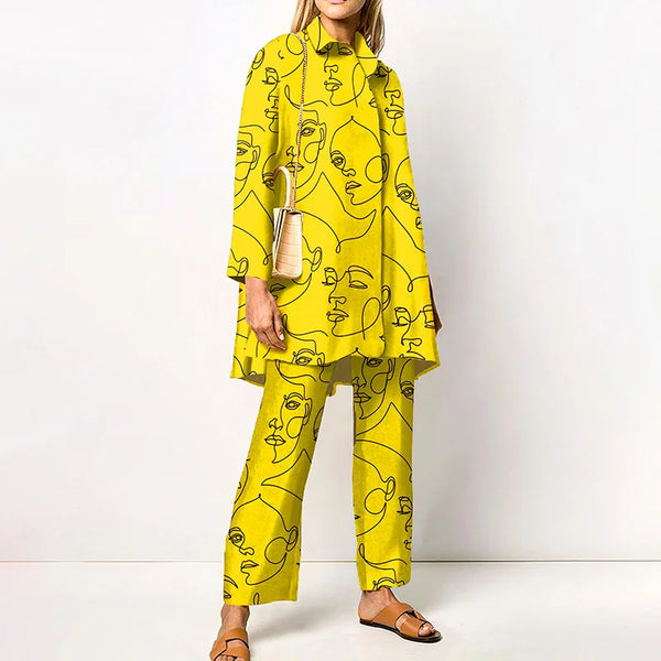 Autumn Vintage Pant Set