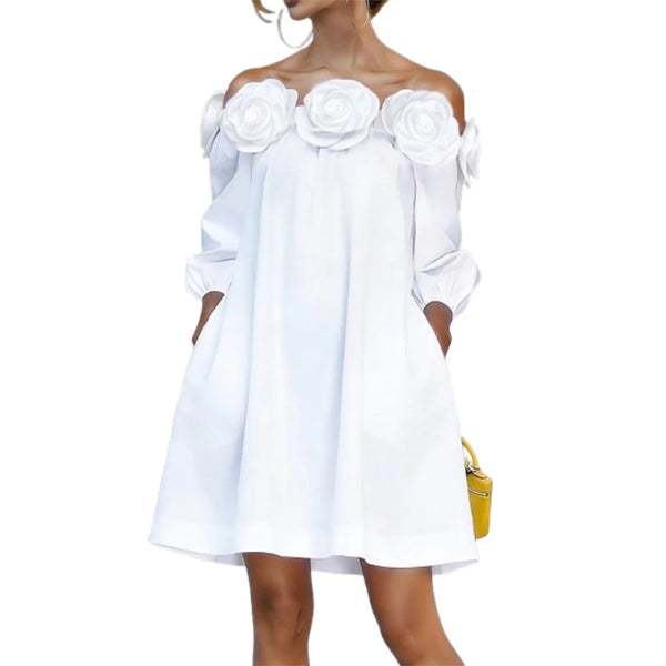 White Rose Dress