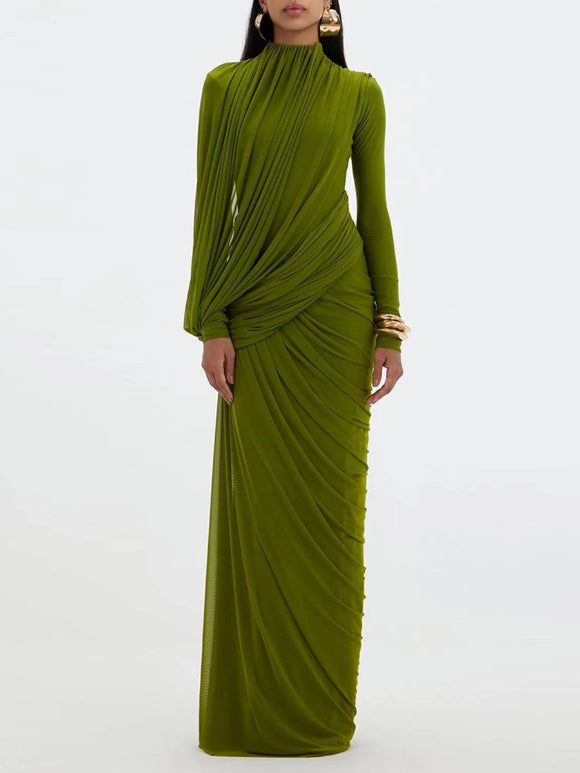 Cleopatra Dress GREEN / L
