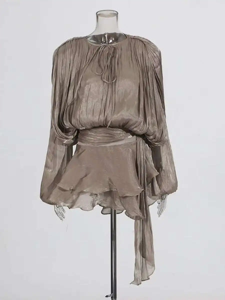 Blouse Mini Dress