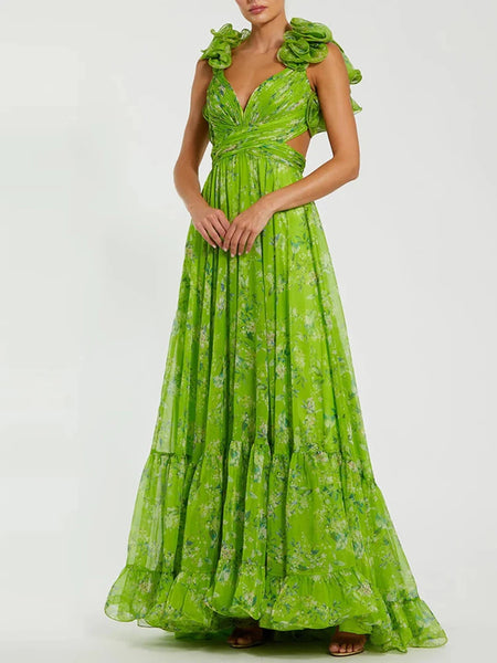 Floral Bridesmaids Dress