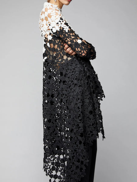 Lace Asymmetrical Top