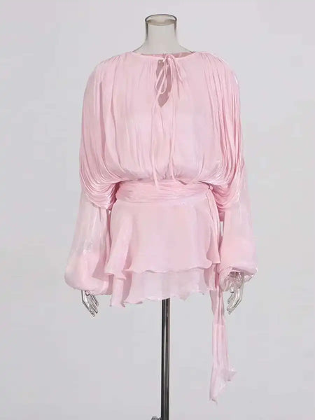 Blouse Mini Dress