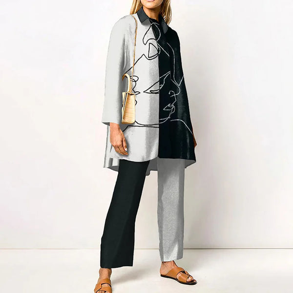 Autumn Vintage Pant Set