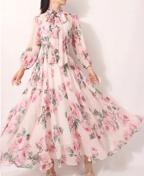 Rose Floral Dress