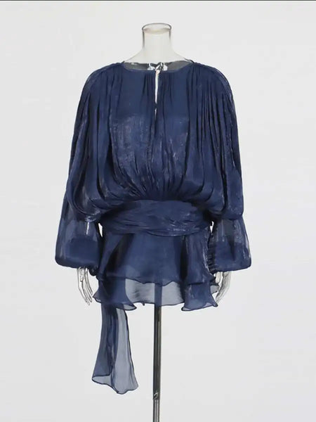 Blouse Mini Dress