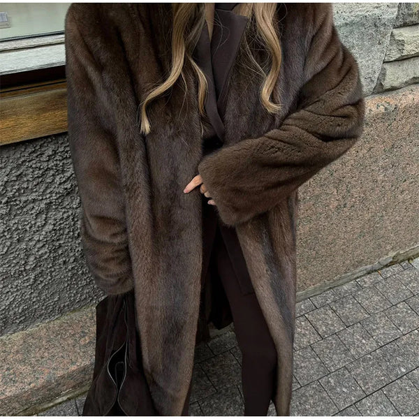 Fluffy Fur Overcoat