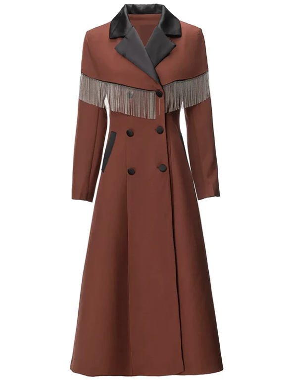 Tassel Trench Coat