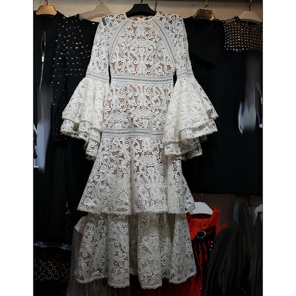 Candice Designer Ruffle Dress