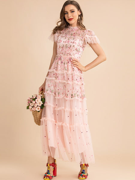 Designer Gala Embroidered Dress