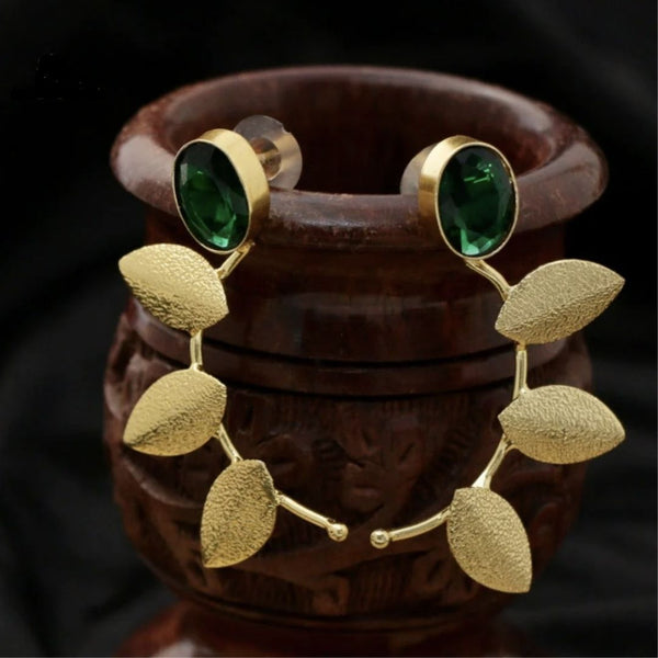 Petal Emerald Earrings