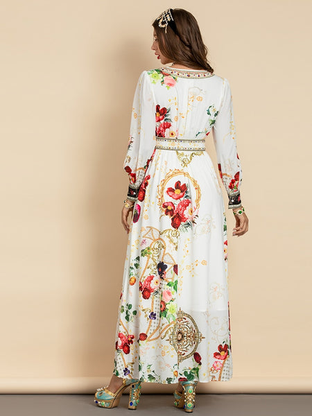Designer Divine Floral Gown