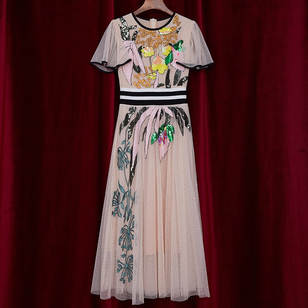 Butterfly Midi Dress